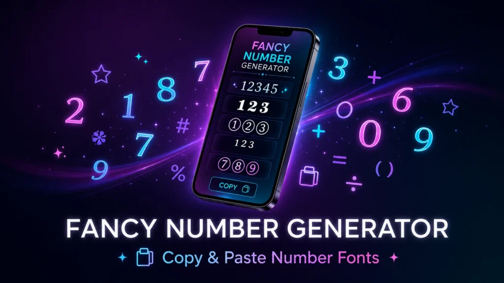 Fancy Number Generator – Copy & Paste Number Fonts