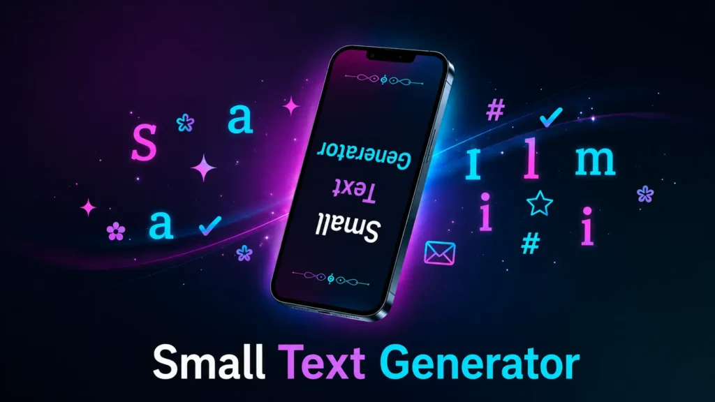 Small Text Generator -Create Tiny Text Copy and Paste Online