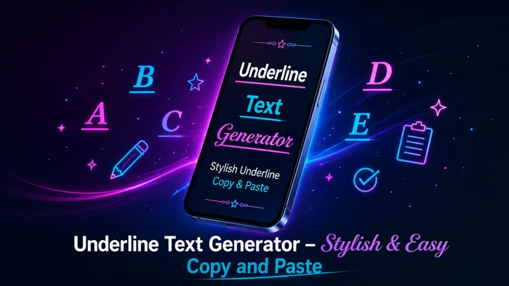 Underline Text Generator – Free Copy Paste Tool