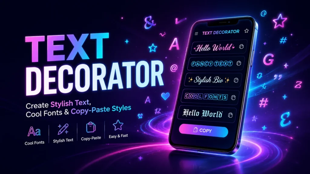 Text Decorator: Stylish Text Copy Paste Free Online Tool