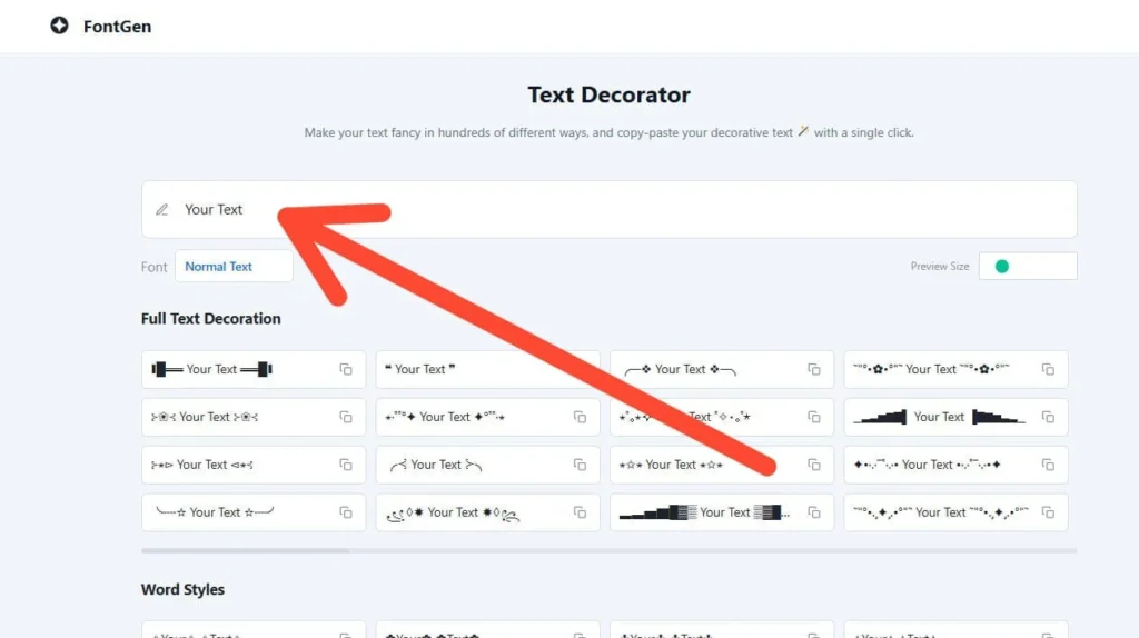 Text Decorator