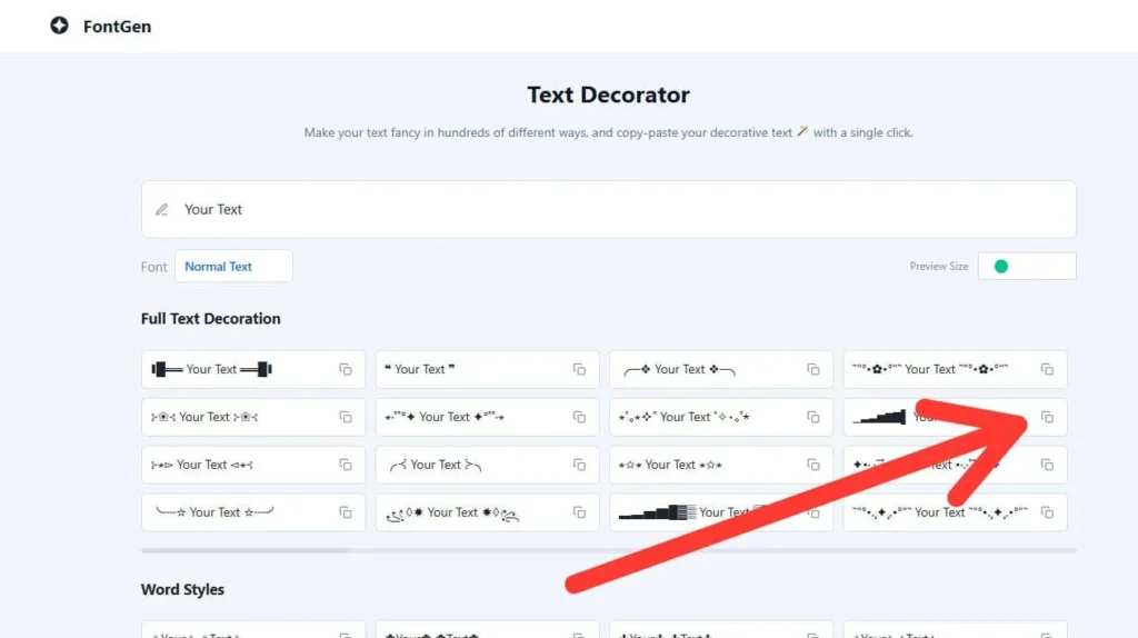 Text Decorator